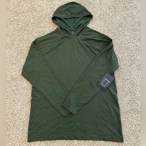 Fabletics The Training Day Hoodie Olive Green XL New With Tags